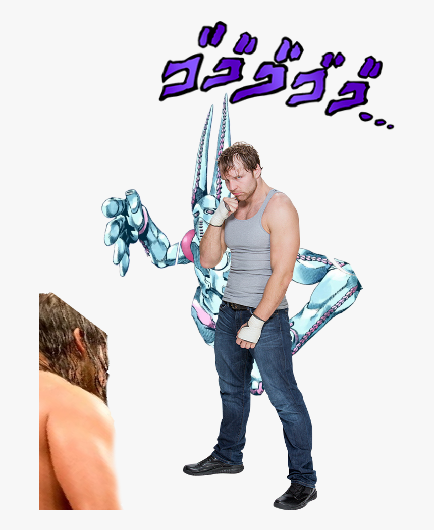 Dean Ambrose And His S T A N D O T Shirts Roblox Jojo Hd Png Download Kindpng - shazam t shirt roblox