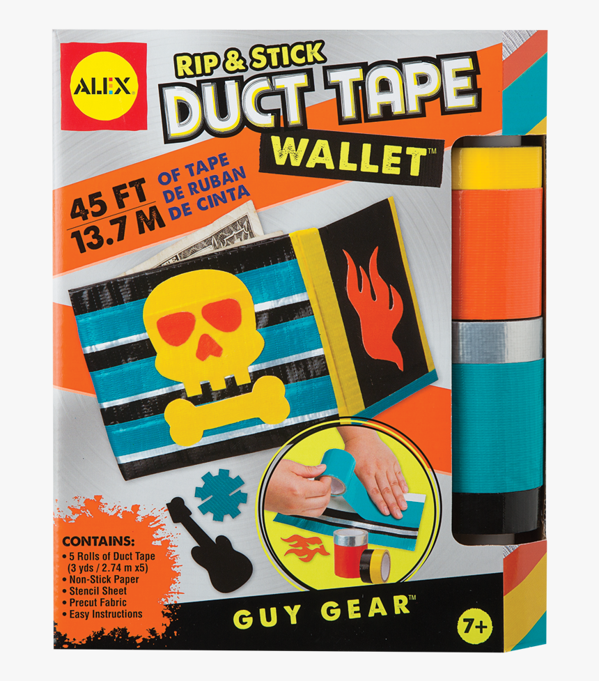 Alex Toys Rip & Stick Duct Tape Wallet Review On Www - Wallet, HD Png Download, Free Download