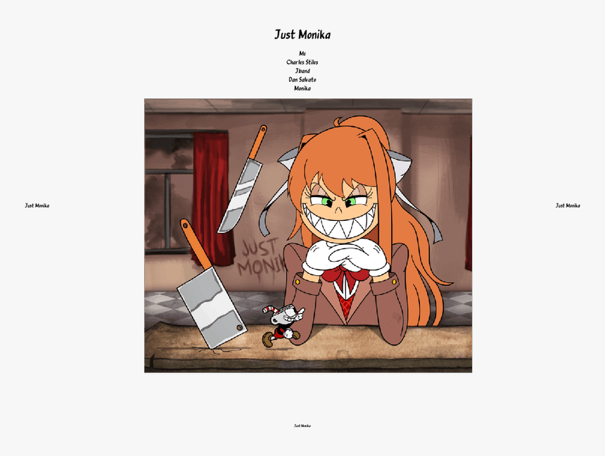 Just You And Monika, HD Png Download, Free Download