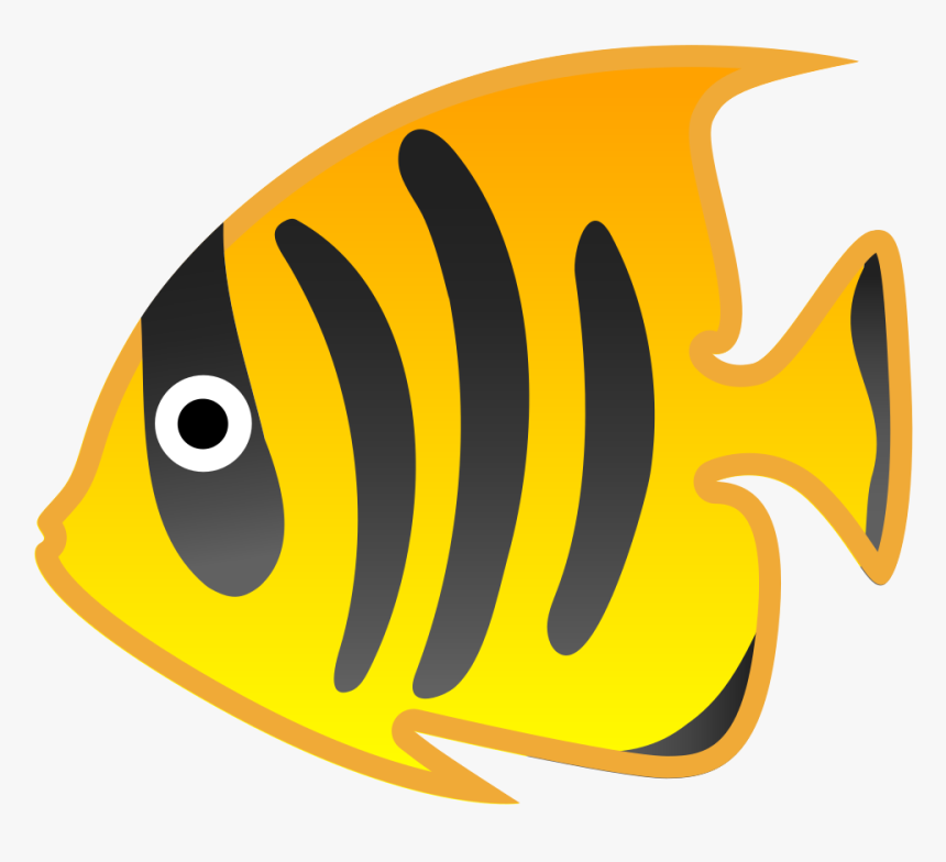 Tropical Fish Icon - Fish Emoji, HD Png Download, Free Download