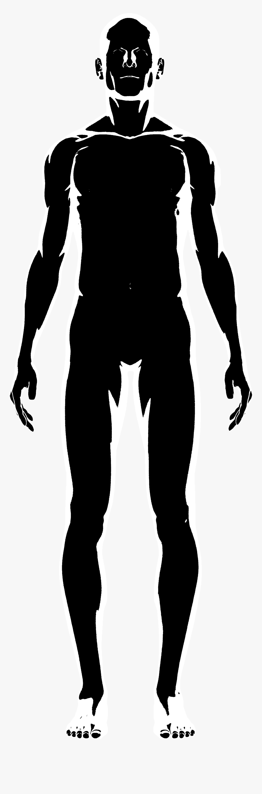 Silhouette Man Vector Graphics Royalty-free Illustration - Vector Body  Silhouette Png, Transparent Png - kindpng