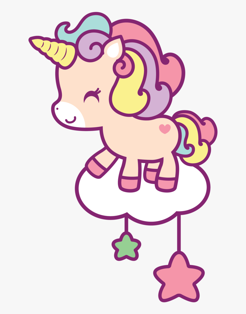 Hd Happy Cloud Unicorn - Unicorn On A Cloud, HD Png Download, Free Download