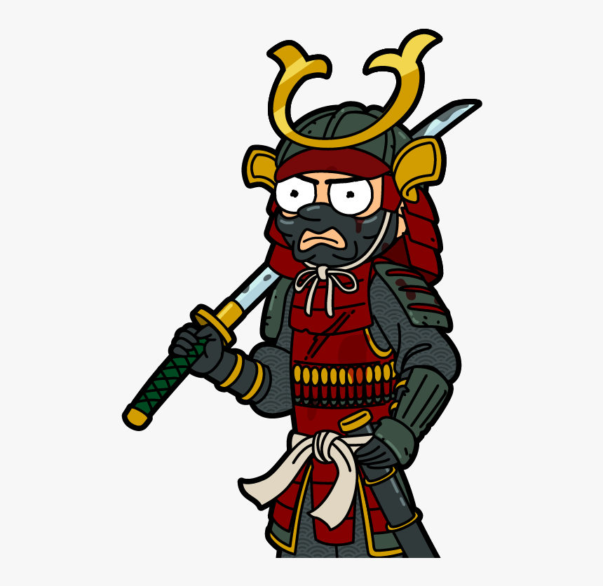 Pocket Mortys Samurai Morty, HD Png Download, Free Download