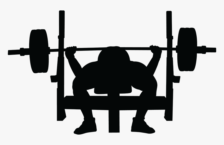 Powerlifting Olympic Weightlifting Bench Press - Bench Press Clipart, HD Png Download, Free Download