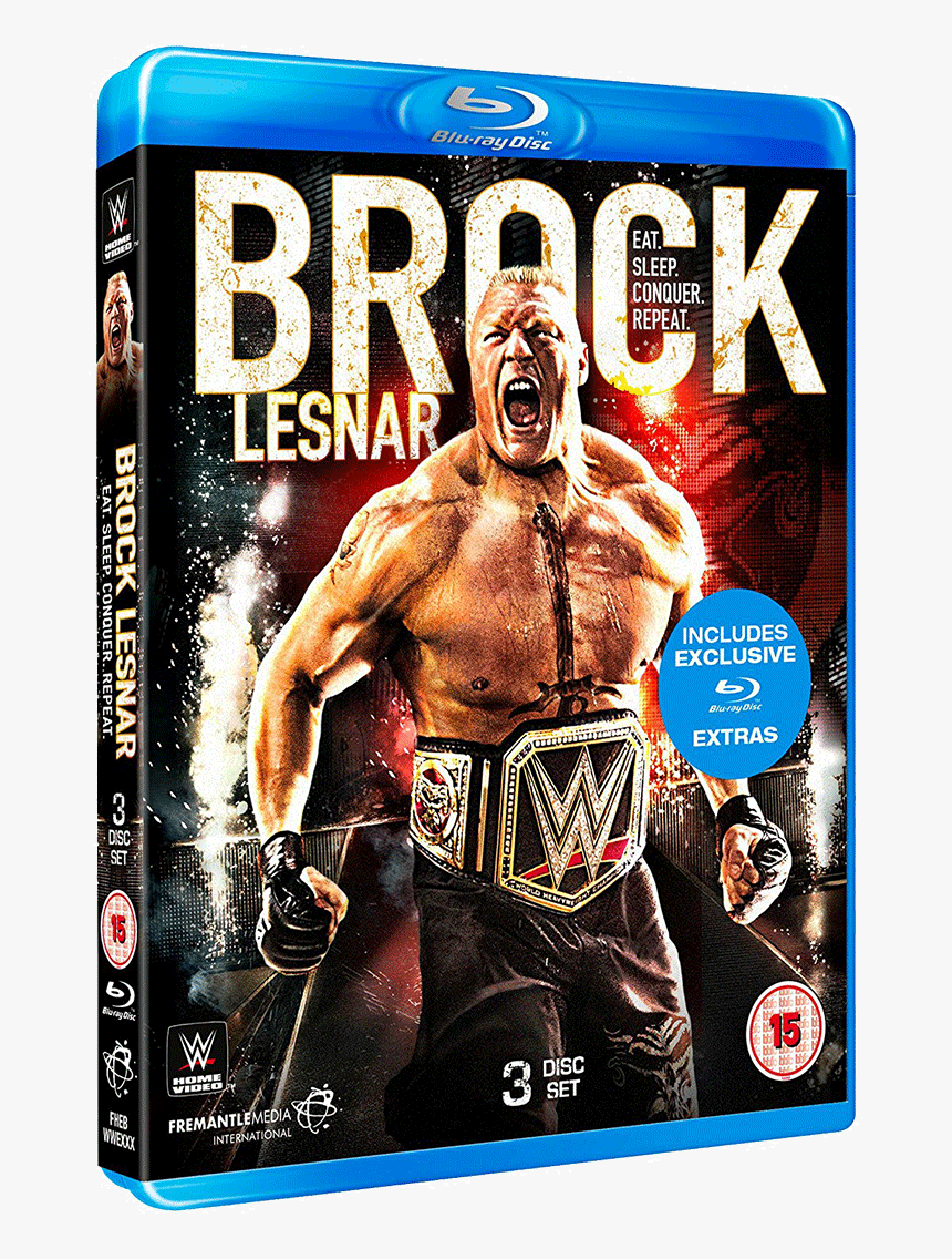 Wwe Brock Lesnar Eat Sleep Conquer Repeat Blu Ray , - Wwe Brock Lesnar Eat Sleep Conquer Repeat, HD Png Download, Free Download