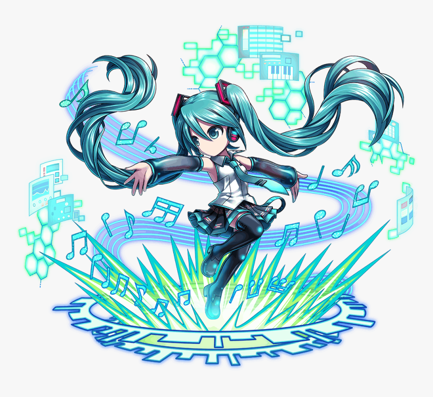 Hatsune Miku Brave Frontier, HD Png Download, Free Download