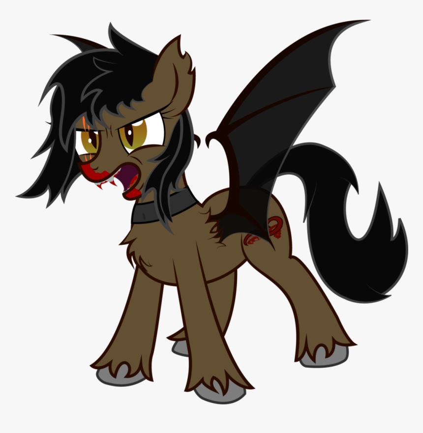 Ze-dusty, Blood, Chest Fluff, Fangs, Oc, Oc Only, Safe, - Cartoon, HD Png Download, Free Download