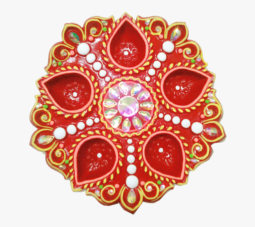 Bansiwala Shoppie Rangoli Diya Small - Rangoli Png, Transparent Png, Free Download