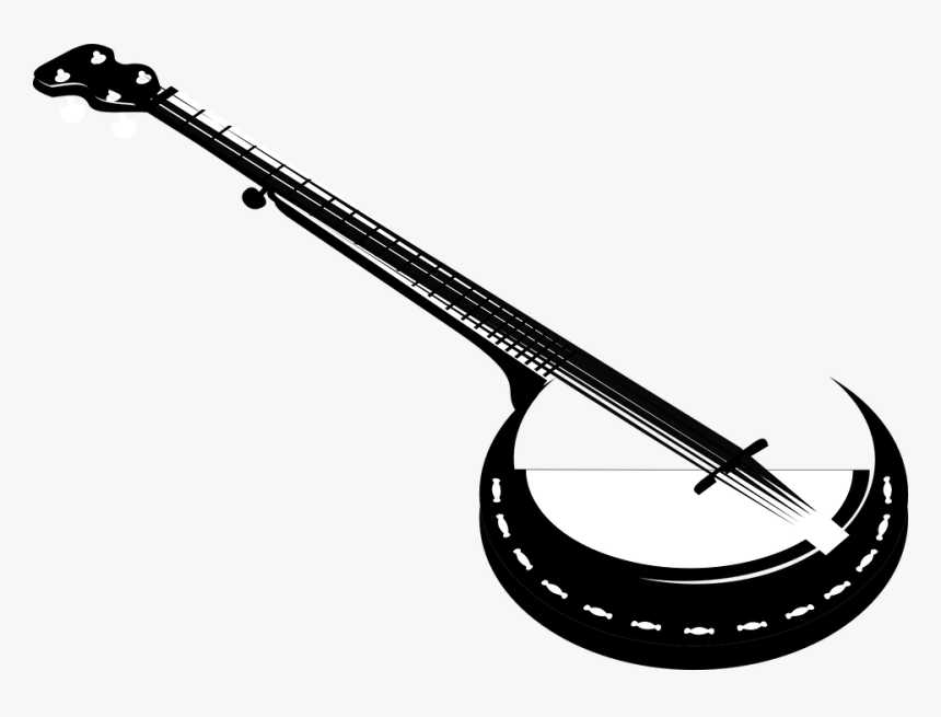 Banjo, Musical Instrument, Music, Sound, Guitar - Banjo Clipart, HD Png Download, Free Download