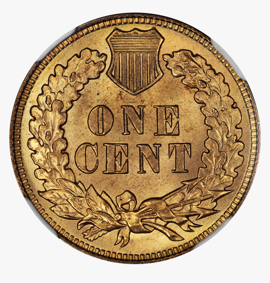 1909 Indian Cent Ngc Ms65rd Reverse - Coin, HD Png Download, Free Download