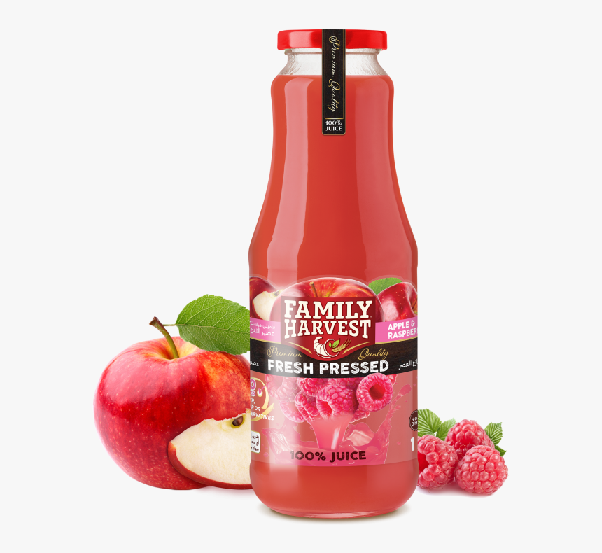 Family Harvest Fresh Pressed Raspberry Juice - Fh Apple Raspberry Juice Vol 1, HD Png Download, Free Download