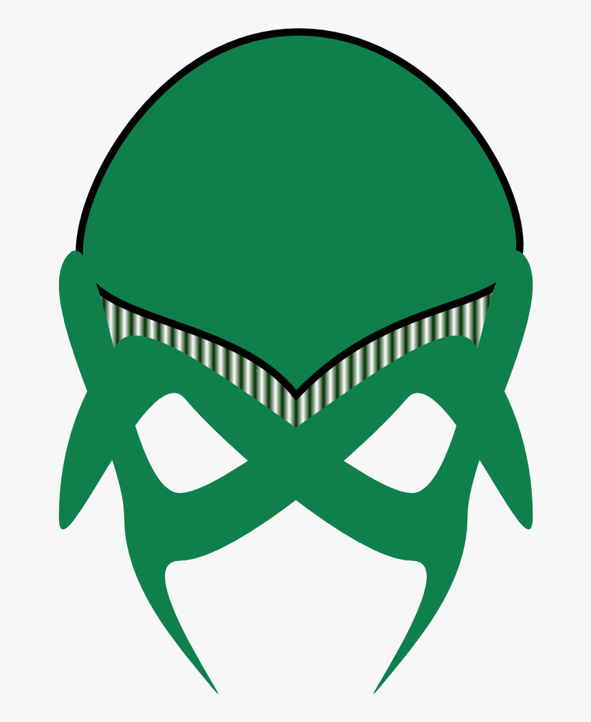 Ben 10 Mask Printable, Hd Png Download - Green Mask Clipart, Transparent Png, Free Download