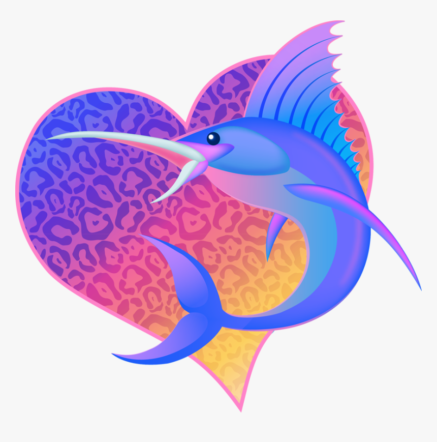 Marlin Miami Marlins Lisa Frank - Transparent Lisa Frank Png, Png Download, Free Download