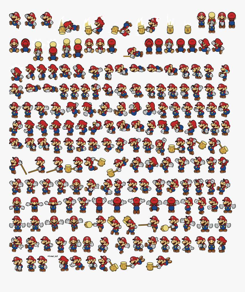 Sonic Sprite Sheet - Free Transparent PNG Download - PNGkey