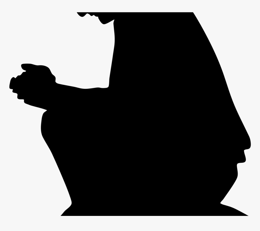 Person Praying Png - Silhouette, Transparent Png, Free Download