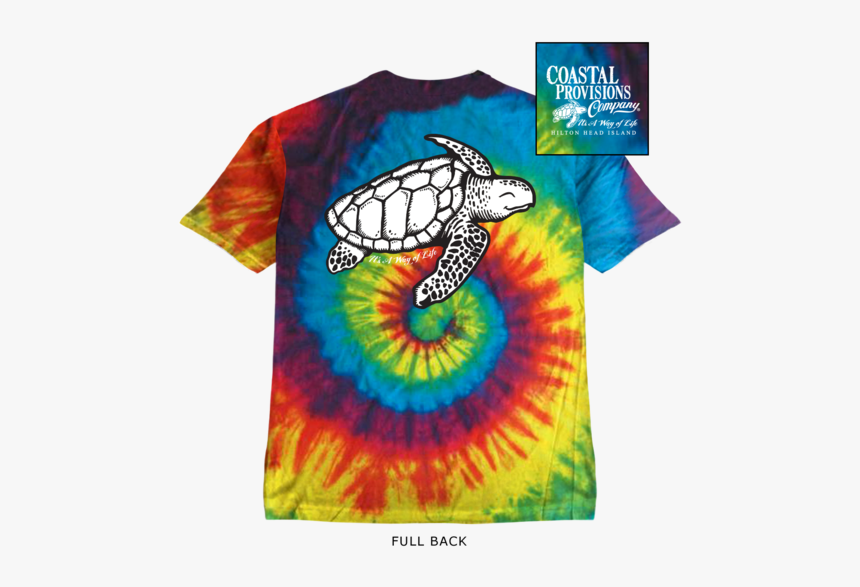 Youth Tie Dye Shoogie The Sea Turtle - Loggerhead Sea Turtle, HD Png Download, Free Download