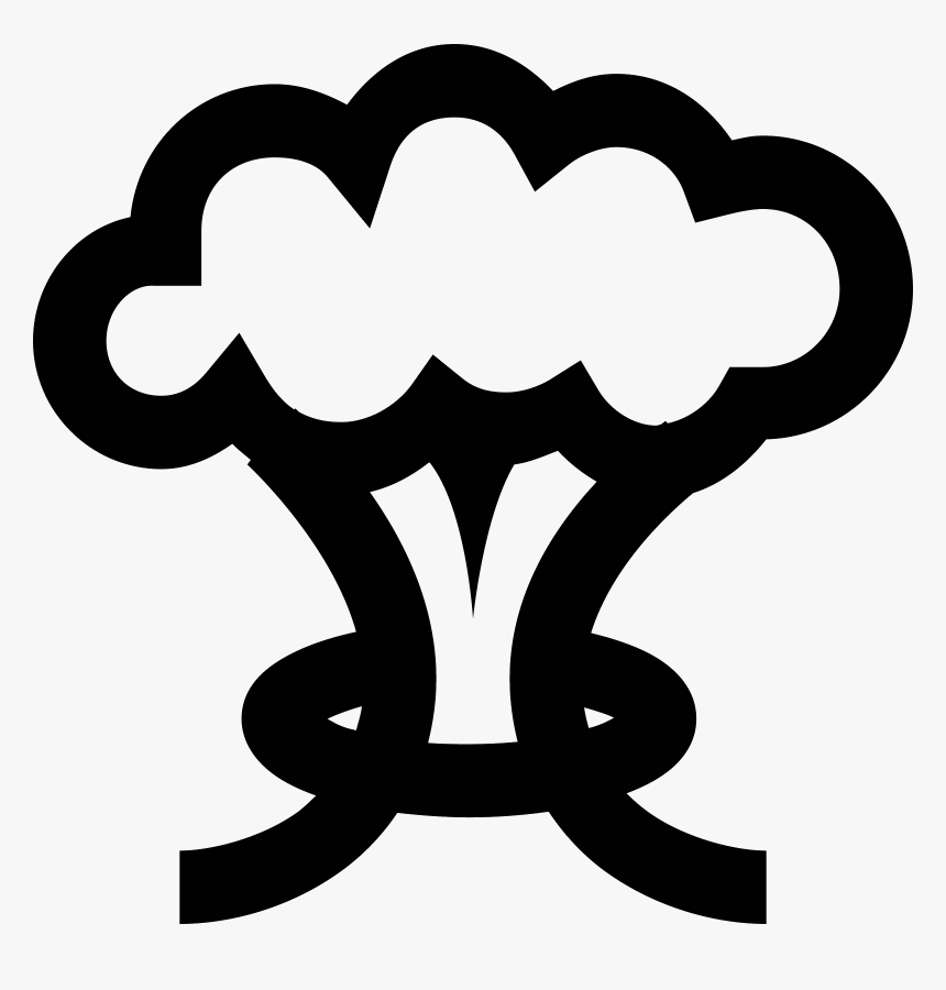 Transparent Explosion Icon Png - Mushroom Cloud Vector Png, Png Download, Free Download