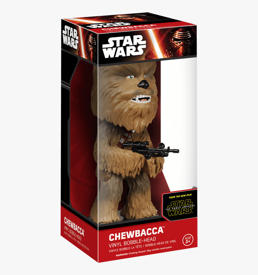 Star Wars Chewbacca Wacky Wobbler - Chewbacca Vinyl Bobble Head, HD Png Download, Free Download