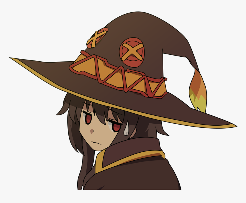 Transparent Megumin Png Png Download Kindpng - smug megumin roblox roblox meme on meme