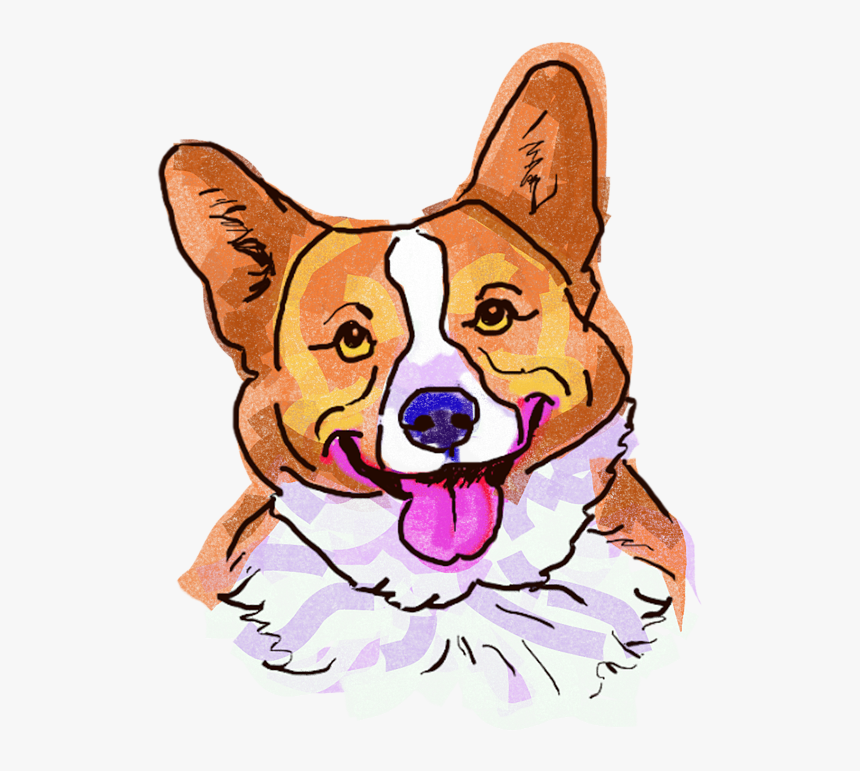 Pembroke Welsh Corgi Drawing, HD Png Download, Free Download