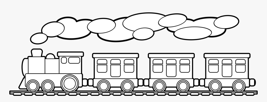 Photography - Outline Picture Of Train, HD Png Download, Free Download