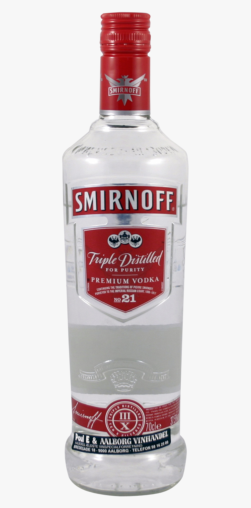 Vodka Png - Smirnoff Vodka Bottle Png, Transparent Png - kindpng