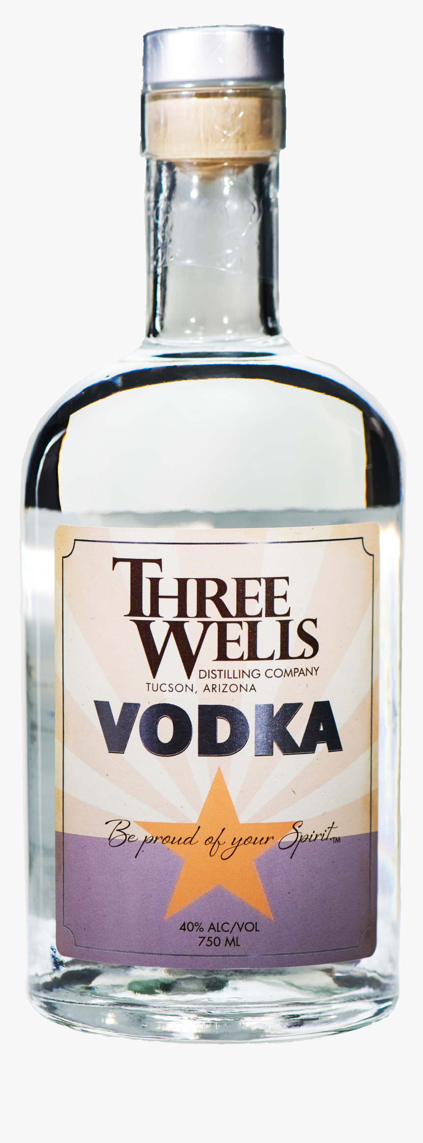 Three Wells Vodka - Wells Vodka, HD Png Download, Free Download