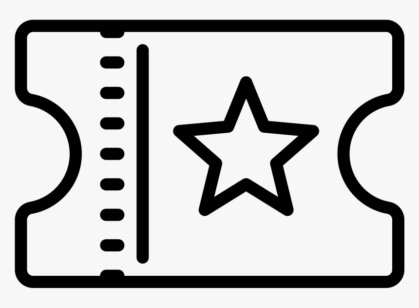 Movie Ticket Icon - Police Badge Vector Png, Transparent Png, Free Download