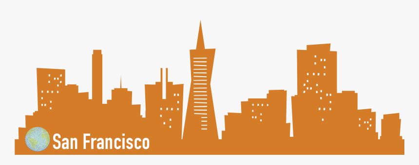 Pw San Francisco Header - Cartoon San Francisco, HD Png Download, Free Download