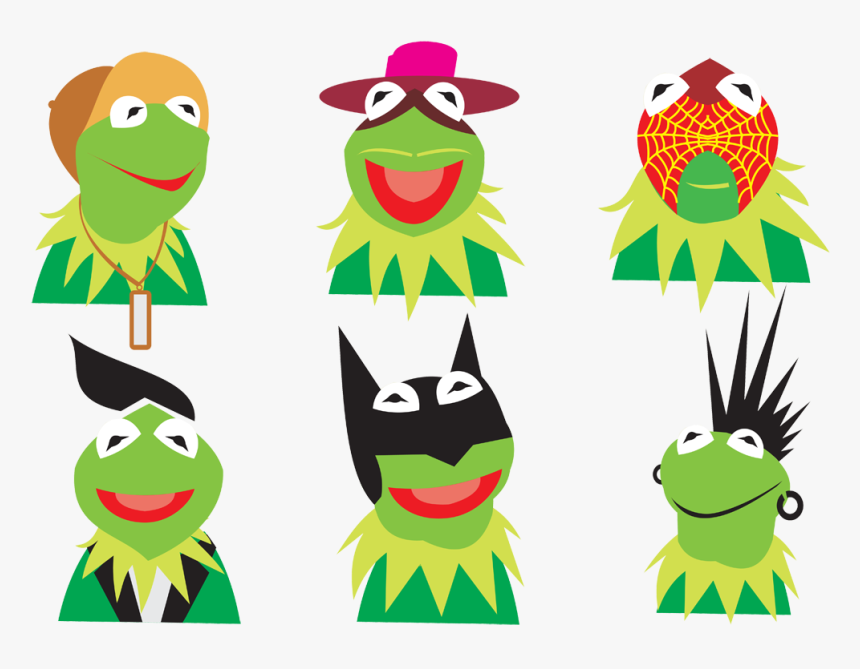 Kermit The Frog Chameleons Lizard Clip Art - Kermit The Frog, HD Png Download, Free Download