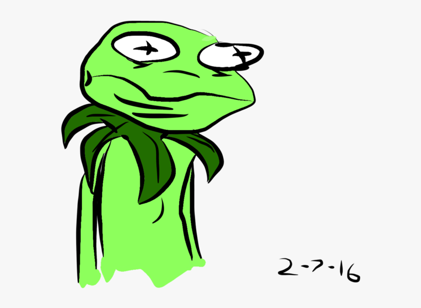 Transparent Kermit Png Kermit The Frog Drawing Funny Png Download Kindpng