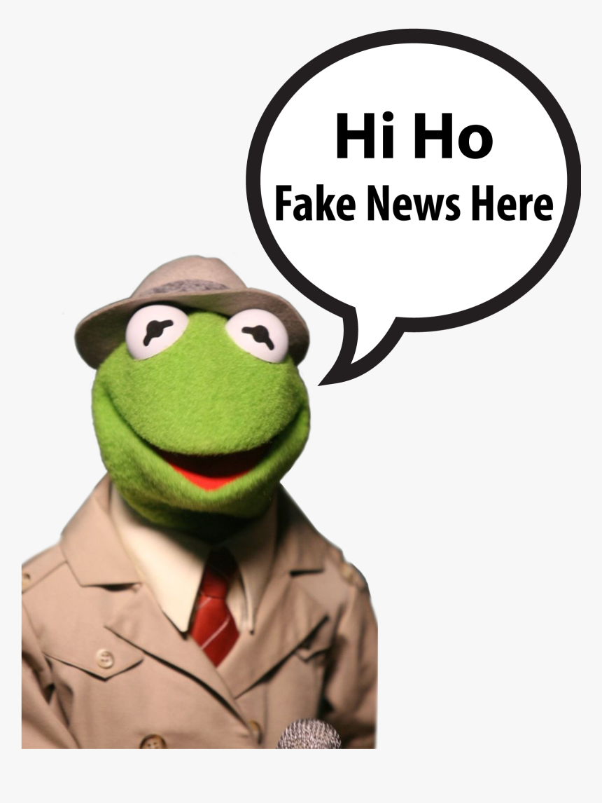 Fake News Kermit, HD Png Download, Free Download