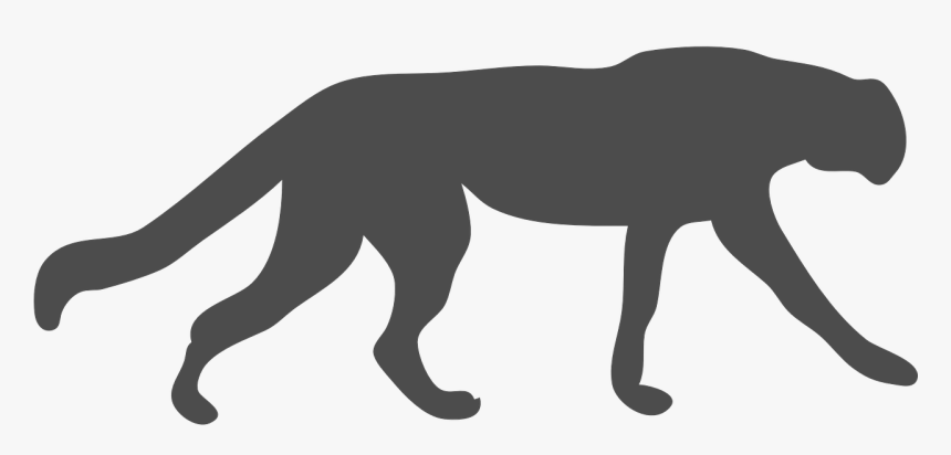 Cheetah Silhouette, HD Png Download, Free Download