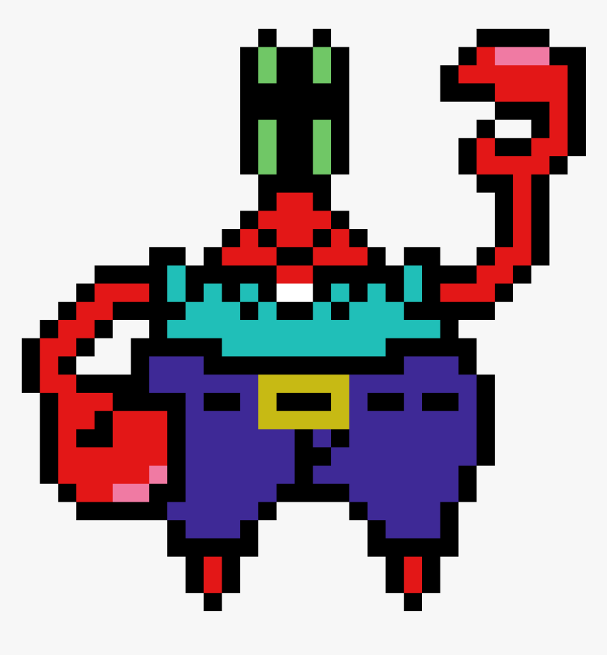 8 Bit Mr Krabs, HD Png Download, Free Download