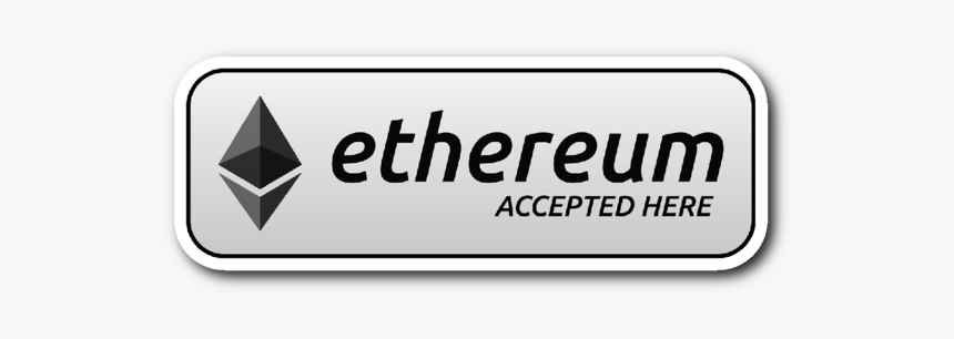 Ethereum Accepted Here Sticker - Graphics, HD Png Download, Free Download