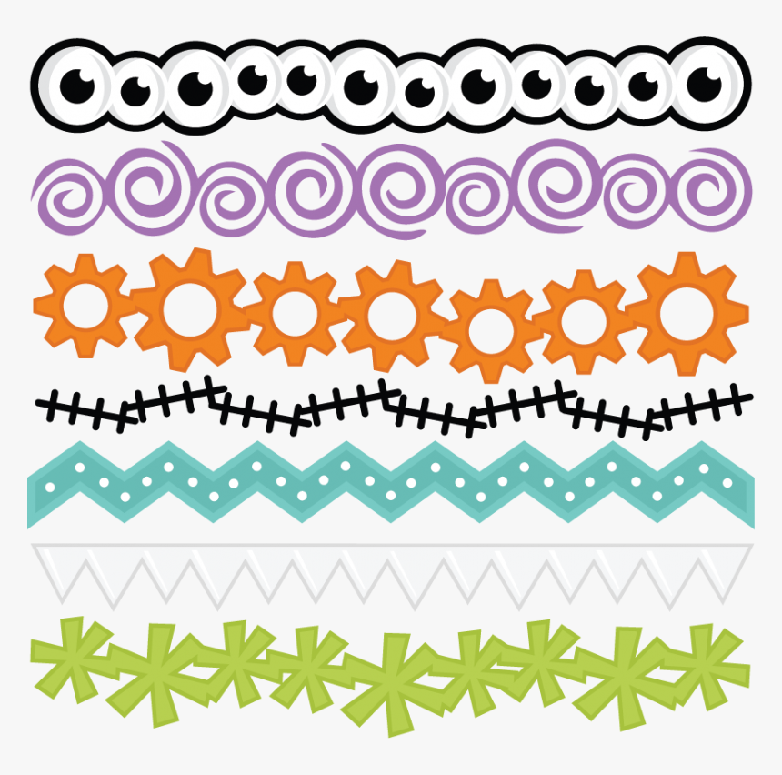 Monster Borders Svg Files For Scrapbooking Svg Borders Border Designs For Scrap Book Hd Png Download Kindpng