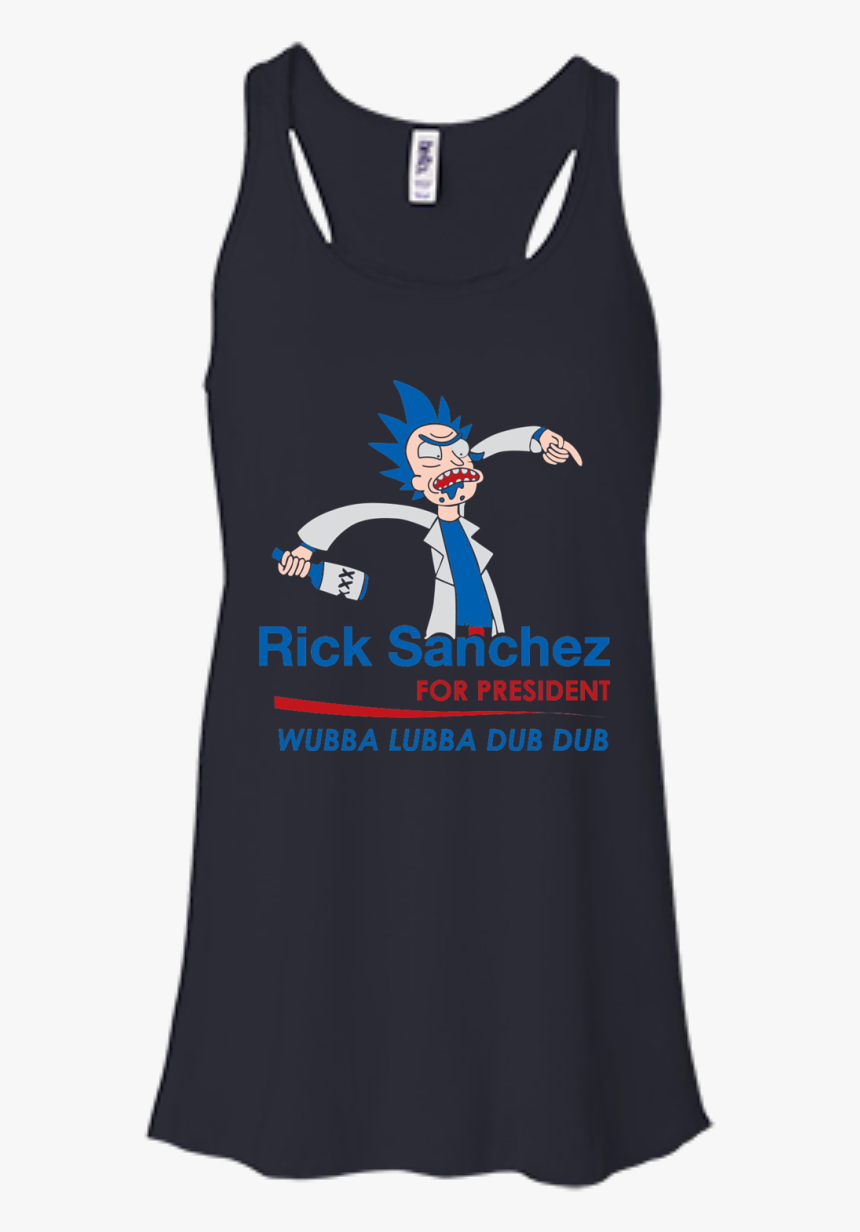 Rick Sanchez Ladies Tee"
 Class= - Black Concert Tank Top, HD Png Download, Free Download