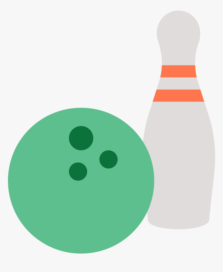 Bowling Ball And Pins Png - Bowling Icon, Transparent Png, Free Download