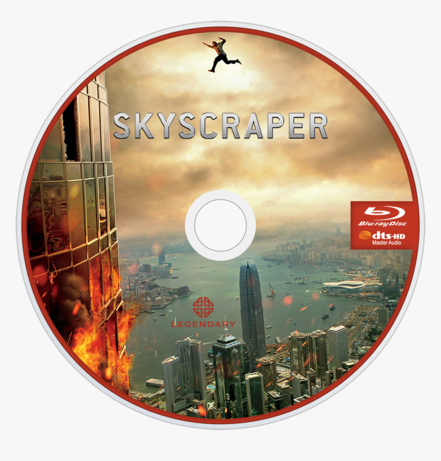 Skyscraper Bluray Disc Image - Skyscraper Film, HD Png Download, Free Download