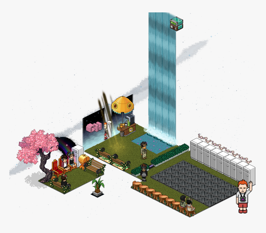 Habbo Snapshot On Twitter - Skyscraper, HD Png Download, Free Download