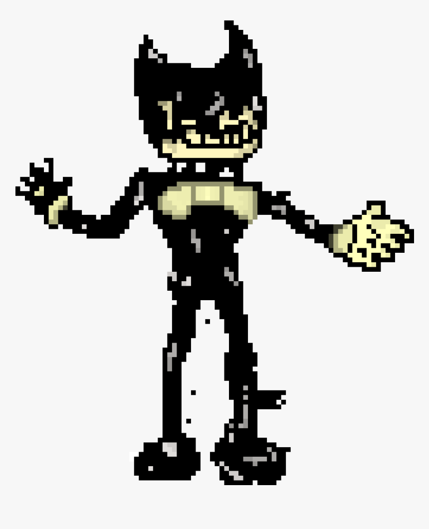 Ink Bendy Pixel Art, HD Png Download, Free Download