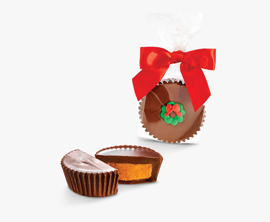 Jumbo Peanut Butter Cup W/wreath - Abdallah's Peanut Butter Cup, HD Png Download, Free Download