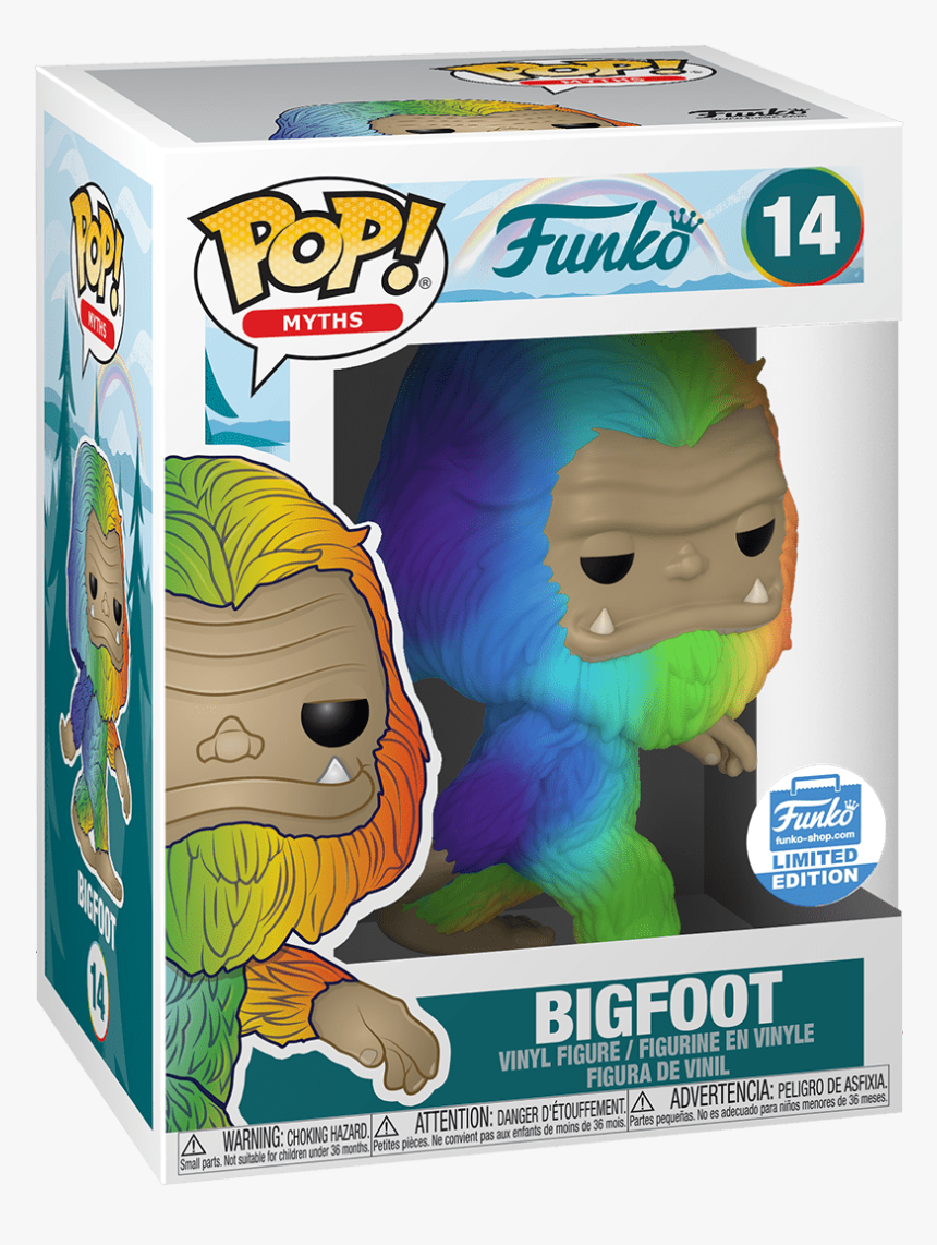 bigfoot funko pop rainbow