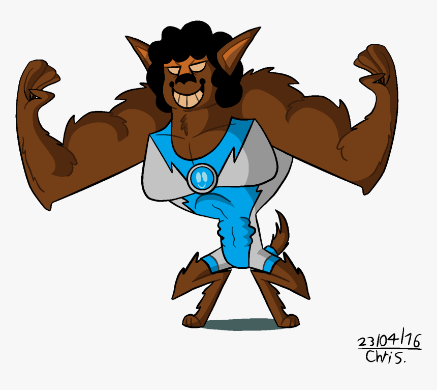 Golfgang The Muscle Werewolf - Werewolf Clip Art, HD Png Download, Free Download