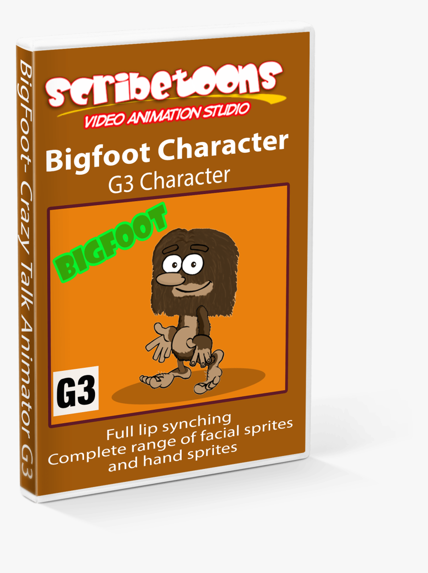 Bigfoot G3 Character - Cartoon, HD Png Download, Free Download