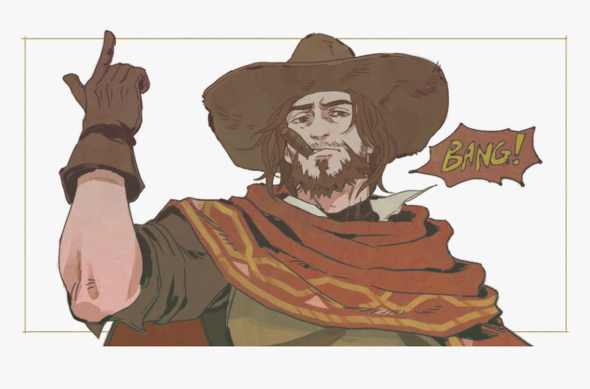 Mccree Fanart Png , Png Download - Mccree Fanart, Transparent Png, Free Download