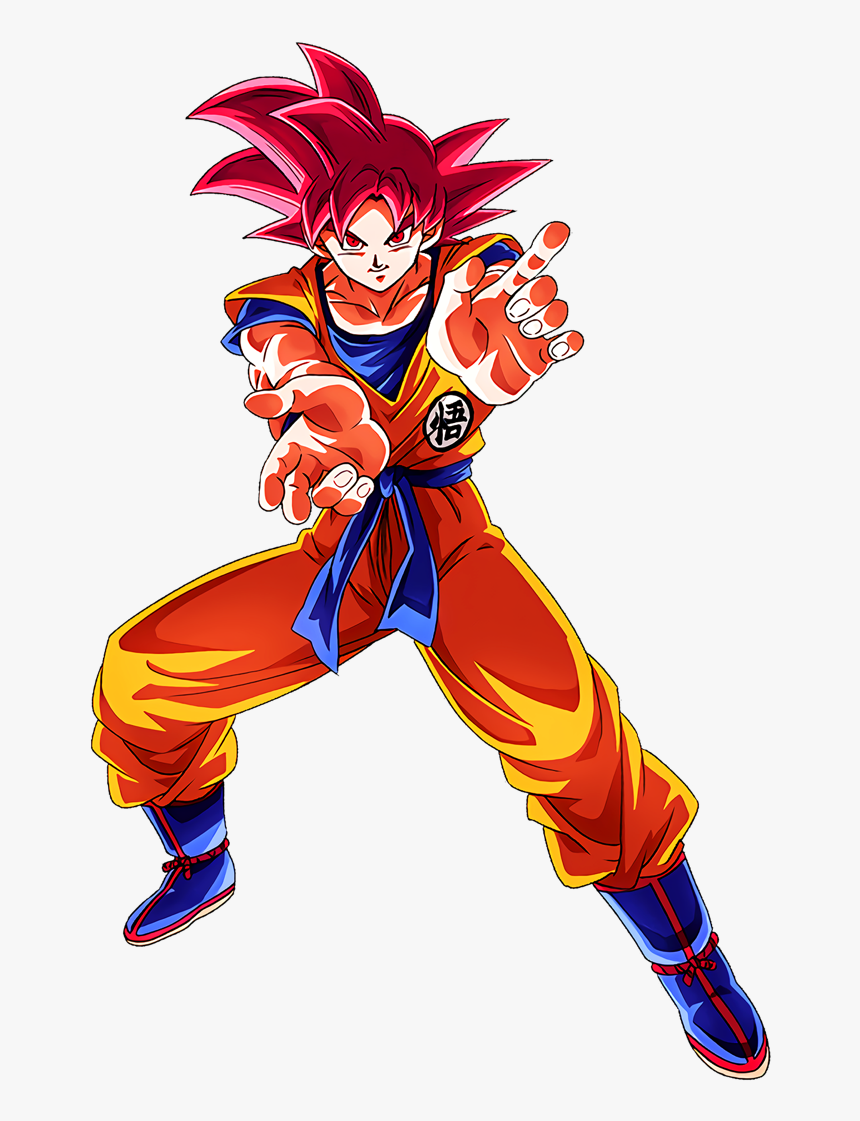 Freeing Aura Of God] Super Saiyan God Goku Character - Render Dragon Ball Super, HD Png Download, Free Download