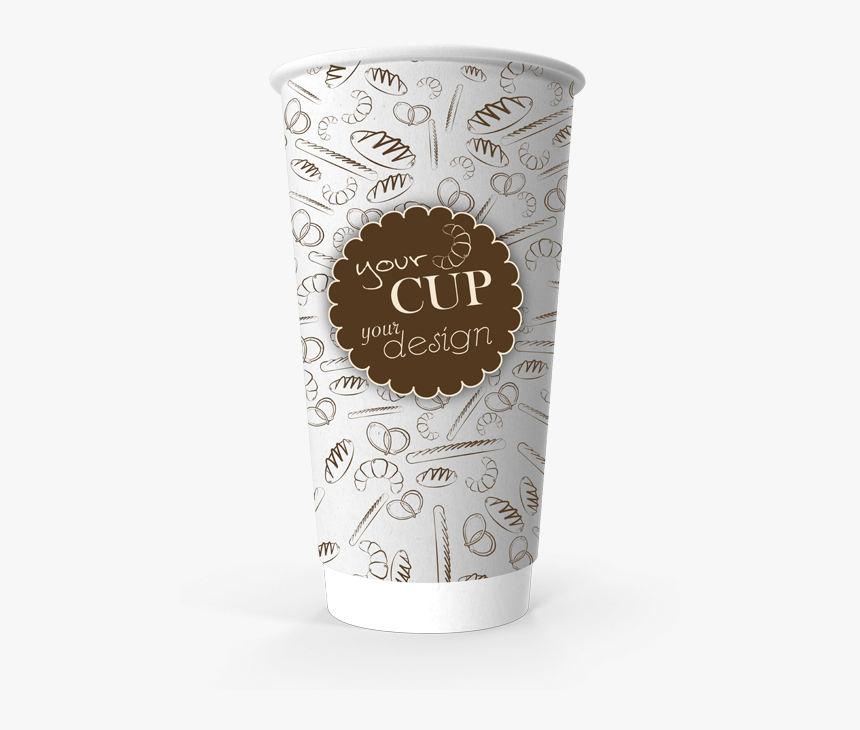 Double Wall Paper Cup 550 Ml - 20oz Double Wall Paper Cups, HD Png Download, Free Download