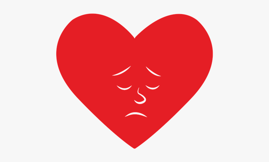 Crying Heart Heart Cry Love Emotion Crying Sad Heart Emoji White Background Hd Png Download Kindpng