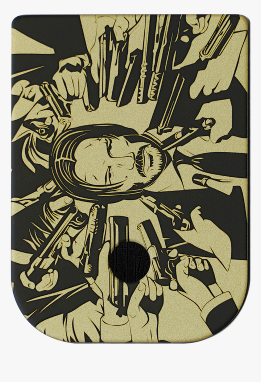John Wick Brass Black Traditional Finish Mag Plate - John Wick, HD Png Download, Free Download